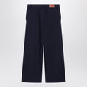 Acne Studios Navy blue satin trousers