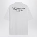 Givenchy White poplin shirt with logo print