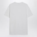 Givenchy White cotton and silk T-shirt with jacquard logo