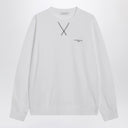 Givenchy White Couture Seam sweatshirt with embroidered logo