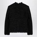 Givenchy Black tweed and lurex jacket