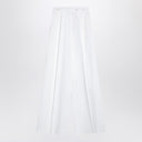 Givenchy White pleated cotton trousers