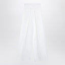 Givenchy White pleated cotton trousers