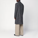 Tagliatore Black/beige houndstooth double-breasted coat