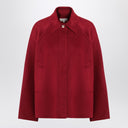 Loulou Studio Camila jacket in burgundy wool