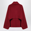 Loulou Studio Camila jacket in burgundy wool