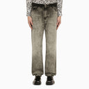 Balmain Light grey delavé denim jeans