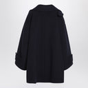 Abrigo azul ancho cruzado de Chloé