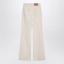 Pantalones vaqueros acampanados marfil de Chloé