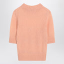 Chloé Peach-colored top with logo embroidery
