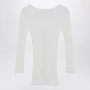 Chloé White fitted cotton cardigan