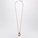 Chloé Vintage Gold brass Elixir pendant necklace