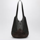 Brown Chloé Balloon bag in leather and suede