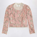 Chloé Baroque silk-blend taffeta jacket with floral jacquard