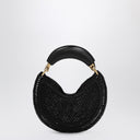 Chloé Mini Summer Banana hobo bag in black crochet with leather details