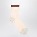 Calcetines rosa claro Chloé con logotipo