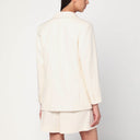 A.P.C. Double-breasted jacket in écru cotton
