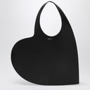 Coperni Heart black leather tote bag