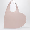 Coperni Heart pink leather tote bag