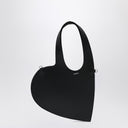 Coperni Mini Heart bag in black leather