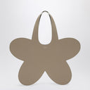 Coperni Flower beige leather tote bag
