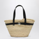 Coperni Palm medium raffia shopping bag