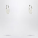 Coperni Large silver Swipe earrings