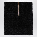 Balmain Black tweed miniskirt with buttons