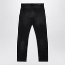 Balmain Black denim jeans with wear