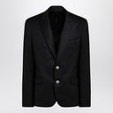 Balmain Black single-breasted jacket in wool