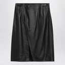 Loulou Studio Akare black leather skirt