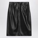 Loulou Studio Akare black leather skirt