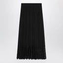 Dolce & Gabbana Dolce&Gabbana Gonna midi in chiffon and black lace