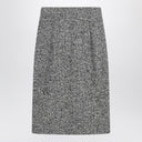 Dolce & Gabbana Dolce&Gabbana Pencil skirt in speckled wool blend