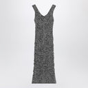 Dolce & Gabbana Dolce&Gabbana Diagonal print dress in silk blend