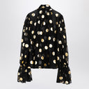 Dolce & Gabbana Dolce&Gabbana Silk organza lamé polka dot blouse