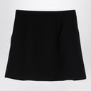 Alessandra Rich Mini wrap skirt in pied de poule