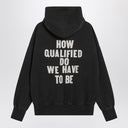 Fear of God Black vintage-effect FU hoodie