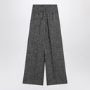 Dolce & Gabbana Dolce&Gabbana Wide dark grey striped trousers