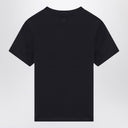 Ami Paris Midnight blue Ami de Coeur cropped T-shirt