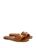 Ferragamo 40mm Gancini-buckle Leather Slides - Allure Absolue
