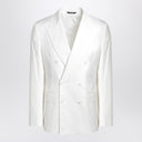 Dolce & Gabbana Dolce&Gabbana White single-breasted cotton jacket