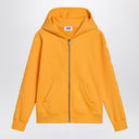Golden Goose Mustard yellow zip-up sweatshirt with stars