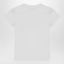 Golden Goose White T-shirt with Glitter Logo