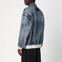 Golden Goose Bomber blue washed effect in denim
