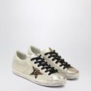 Golden Goose Light beige/animalier Super-Star sneaker