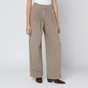 Golden Goose Wide khaki green trousers