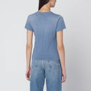 Golden Goose Faded blue T-shirt with print on the chest
