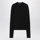 Dolce & Gabbana Dolce&Gabbana Black ribbed wool sweater