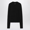 Dolce & Gabbana Dolce&Gabbana Black ribbed wool sweater